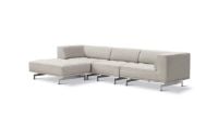 Billede af Fredericia Furniture Delphi Elements Sofa m. Chaiselong L: 325 cm - Clay 12/Aluminium