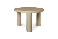 Billede af Ferm Living Post Coffee Table Small Ø: 65 cm - Cashmere 