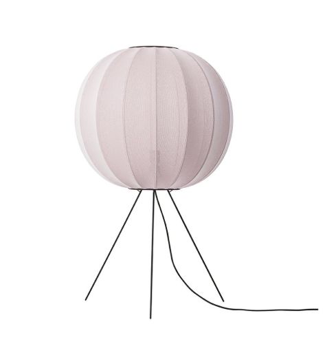 Made By Hand Knit-Wit Round Floor Medium Ø: 60 cm - Light Pink