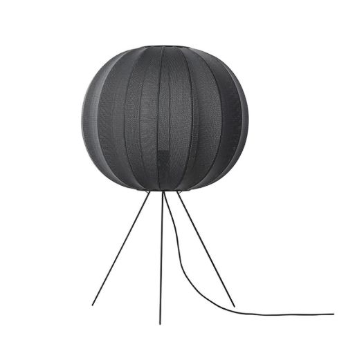Made By Hand Knit-Wit Round Floor Medium Ø: 60 cm - Black