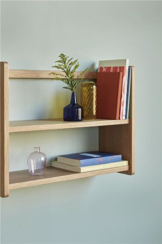 Hübsch Nomad Shelf Double 60x22 cm - Natural