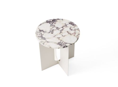 Audo Copenhagen Androgyne Table Top Ø: 42 cm - Calacatta Viola Marble