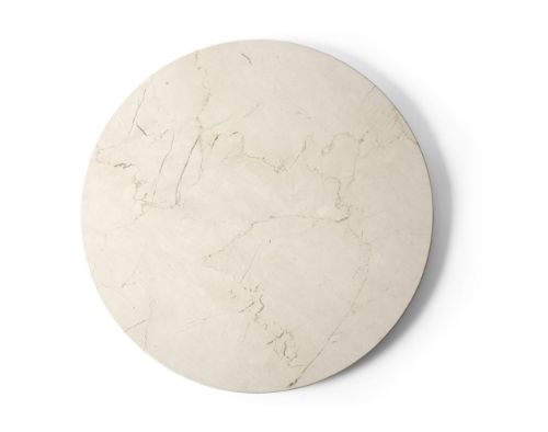 Audo Copenhagen Androgyne Table Top Ø: 42 cm - Crystal Rose Marble