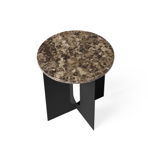 Audo Copenhagen Androgyne Table Top Ø: 42 cm - Emperador Marble