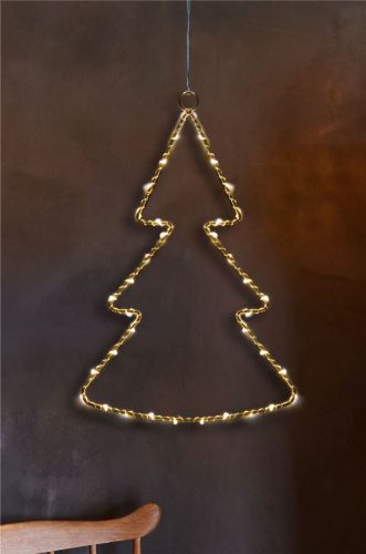 Sirius Liva Juletræ 40 LED lys - Guld