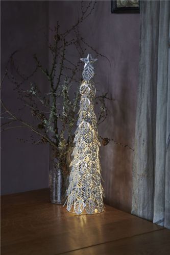 Sirius Kirstine Juletræ H: 63,5 cm - Sølv