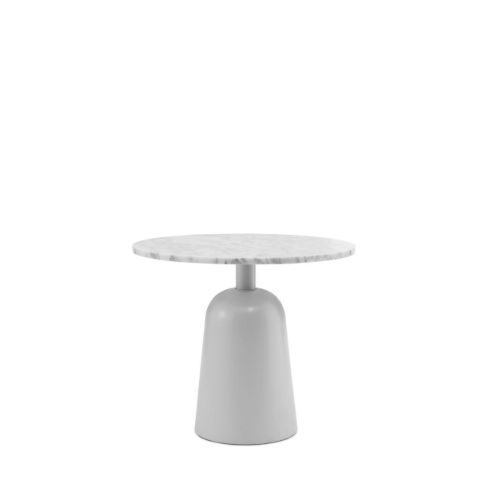 Normann Copenhagen Turn Bord H: 41,5-64 cm - Hvid/Marmor