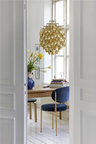 Verpan Spiral SP01 Pendant H: 65 cm - Guld