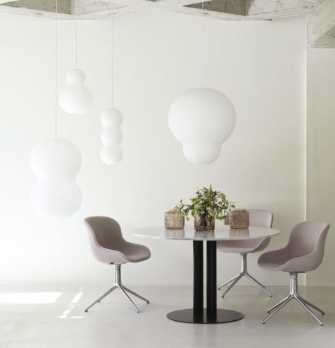 Normann Copenhagen Puff Multitude Pendel Ø: 23 cm - Hvid