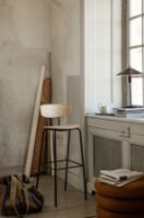 Billede af Ferm Living Herman Bar Chair H: 96 cm - White Oiled Oak