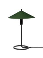 Billede af Ferm Living Filo Bordlampe H: 42,8 cm - Black/Dark Olive 