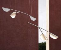 Billede af FLOS Almendra S2 Y Short Organic Loftlampe L: 132,6 cm - Off-White