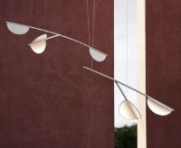 Billede af FLOS Almendra S2 Y Short Organic Loftlampe L: 132,6 cm - Nude 