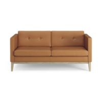 Billede af Swedese Madison 2 pers. Sofa med Knapper B: 155 cm - Lakeret Eg/Soft 54036
