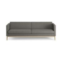 Billede af Swedese Madison 3 pers. Sofa B: 210 cm - Lakeret Eg/Main Line Flax 26