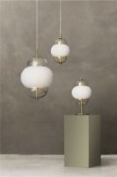Billede af Design By Us Shahin Table Lamp H: 43 cm - Opal/Brass