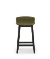 Billede af Normann Copenhagen Hyg Barstol Frontpolstret SH: 65 cm - Interfuse/Sort Eg