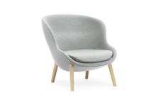 Billede af Normann Copenhagen Hyg Low Loungestol SH: 40 cm - Partner/Eg