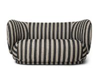 Billede af Ferm Living Rico 2-Seater Sofa Louisiana B: 150 cm - Sand/Black 