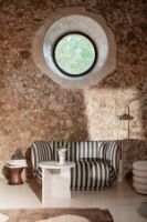 Billede af Ferm Living Rico 2-Seater Sofa Louisiana B: 150 cm - Sand/Black 