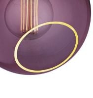 Billede af Design By Us Ballroom Pendant Ø: 20 cm - Purple Rain/Gold