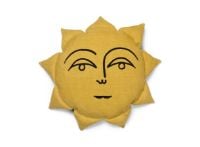 Billede af Ferm Living Sun Cushion Ø: 35 cm - Yellow OUTLET