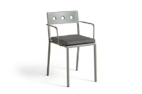 Billede af HAY Balcony Chair & Armchair Cushion 38,5x40,5 cm Sæt af 6 stk - Black Pepper