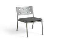 Billede af HAY Balcony Lounge Chair & Armchair Cushion 49,5x50,5 cm Sæt af 2 stk - Black Pepper