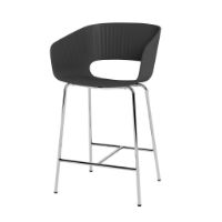 Billede af Montana Marée 402 Counter Barstol SH: 66 cm - 05 Black / Chrome