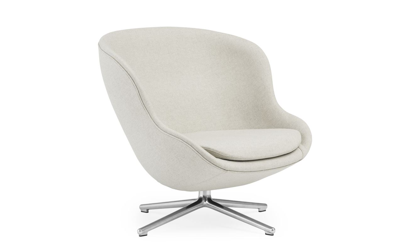 Billede af Normann Copenhagen Hyg Low Loungestol SH: 40 cm - Upminster/Aluminium