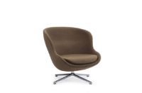 Billede af Normann Copenhagen Hyg Low Loungestol SH: 40 cm - Linea/Aluminium