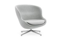 Billede af Normann Copenhagen Hyg Low Loungestol SH: 40 cm - Partner/Aluminium