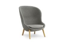 Billede af Normann Copenhagen Hyg High Loungestol SH: 40 cm - Camden/Eg