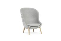 Billede af Normann Copenhagen Hyg High Loungestol SH: 40 cm - Partner/Eg