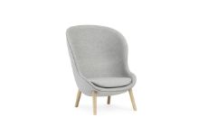 Billede af Normann Copenhagen Hyg High Loungestol SH: 40 cm - Partner/Eg