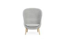 Billede af Normann Copenhagen Hyg High Loungestol SH: 40 cm - Partner/Eg