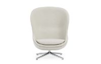 Billede af Normann Copenhagen Hyg High Loungestol SH: 40 cm - Upminster/Aluminium