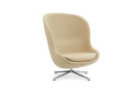 Billede af Normann Copenhagen Hyg High Loungestol SH: 40 cm - Loop/Aluminium