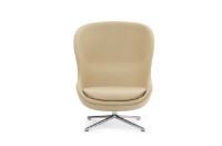 Billede af Normann Copenhagen Hyg High Loungestol SH: 40 cm - Loop/Aluminium