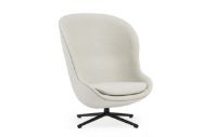 Billede af Normann Copenhagen Hyg High Loungestol SH: 40 cm - Upminster/Sort Aluminium