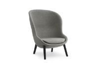 Billede af Normann Copenhagen Hyg High Loungestol SH: 40 cm - Camden/Sort Eg