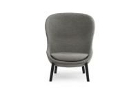 Billede af Normann Copenhagen Hyg High Loungestol SH: 40 cm - Camden/Sort Eg