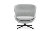 Billede af Normann Copenhagen Hyg Low Loungestol SH: 40 cm - Partner/Sort Aluminium