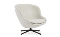 Billede af Normann Copenhagen Hyg Low Loungestol SH: 40 cm - Upminster/Sort Aluminium