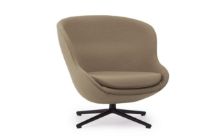 Billede af Normann Copenhagen Hyg Low Loungestol SH: 40 cm - Gayle/Sort Aluminium