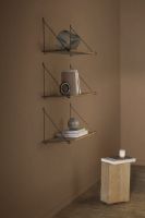 Billede af We Do Wood Loop Shelf L: 72 cm - Smoked Oak/Brass