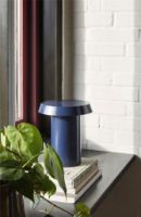 Billede af Hübsch Keen Table Lamp H: 22 cm - Dark Blue 