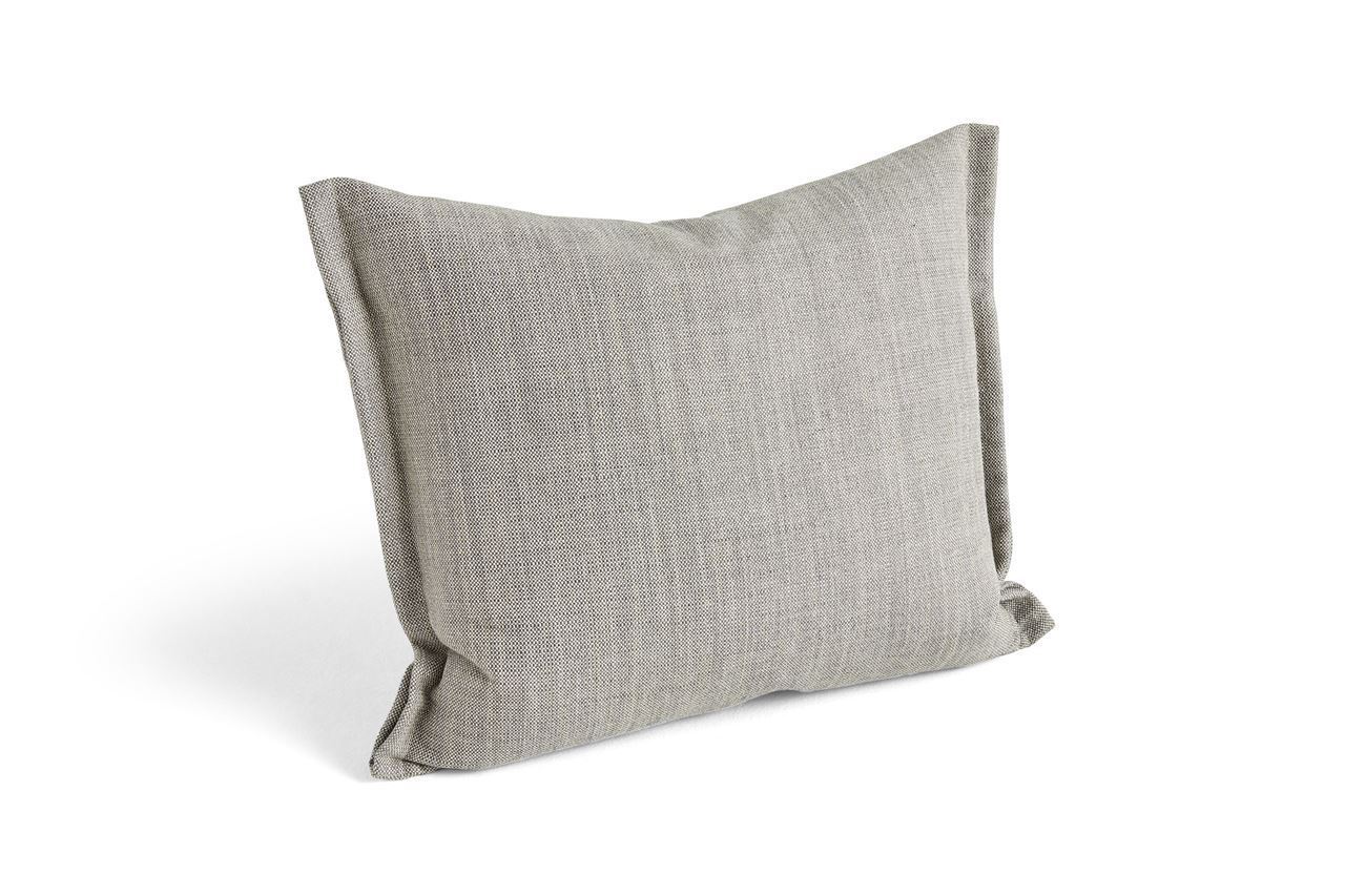 HAY Plica Cushion Structure 55x60 cm Salt & Pepper Super flot