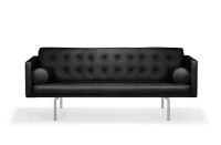 Billede af DUX Ritzy 3 Pers. Sofa L: 210 cm - Chrome/Naturale Schwartz