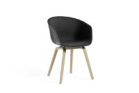 Billede af HAY AAC 22 About A Chair Front Upholstery SH: 46 cm - Soaped Oak Veneer/Black/Remix 183